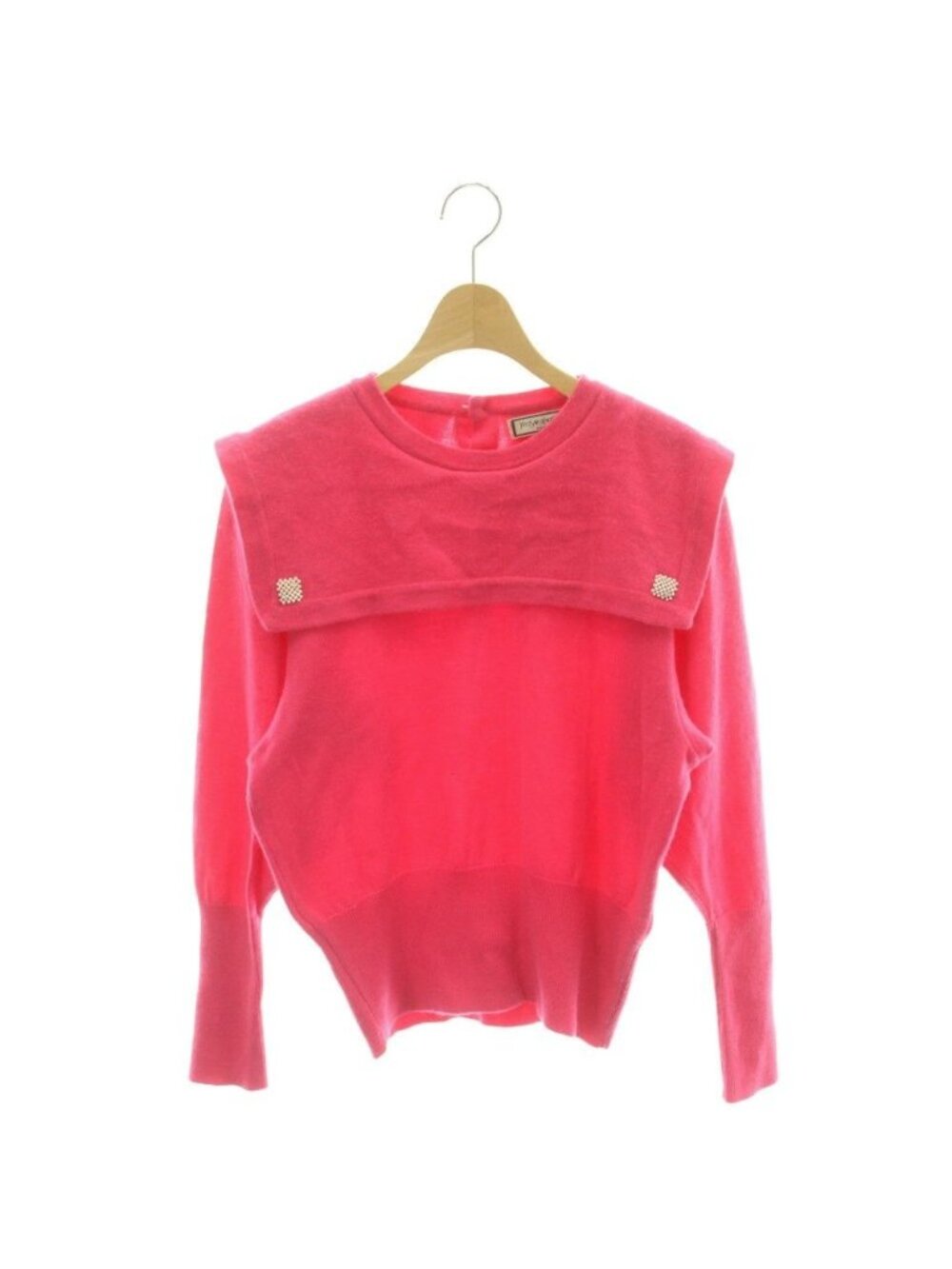 Saint Laurent Tricots Knit Sweater Color Wool Bijoux Decoration Vintage Long